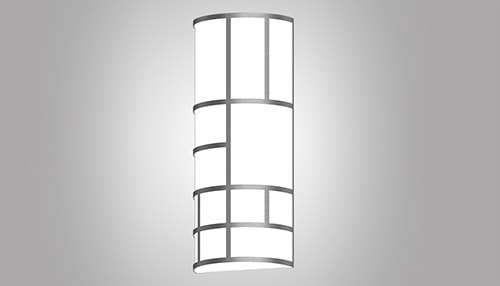 Healthcare-hcl-silhouette-hpss2-pattern-vertical-wall-sconce