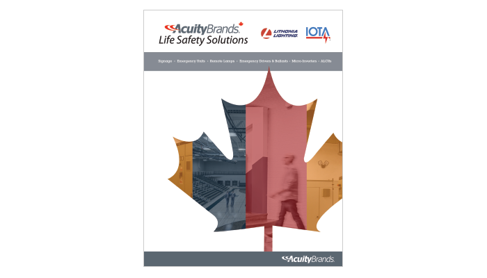 Acuity Life Safety Catalog: Canada