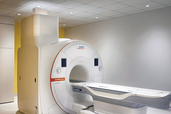 MRI room illuminated by lighting from Acuity