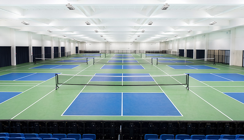 Indoor Pickleball Court Linear High Bay Lighting