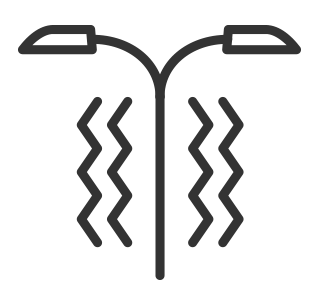 Twin Luminaire Vibration_333333